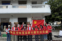 黨旗紅映石龍村 共繪“百千萬工程”新圖景